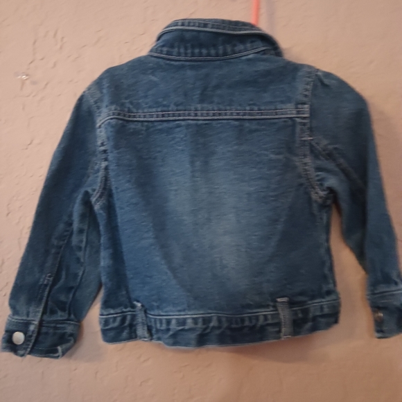 2003  Mattel Barbie Avenue  Floral print embroidered Jean Jacket size 3t - Picture 2 of 3